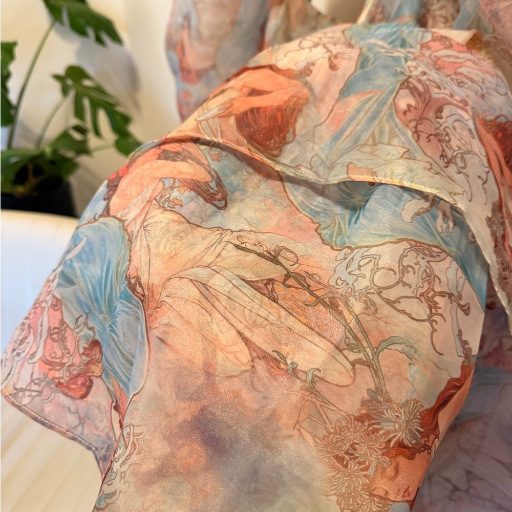 NWT Selkie- The Puff Dress Mucha Print, XXL - Picture 4 of 11
